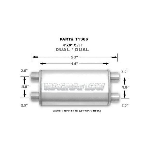 Magnaflow Perf Exhaust Stainless Steel Muffler