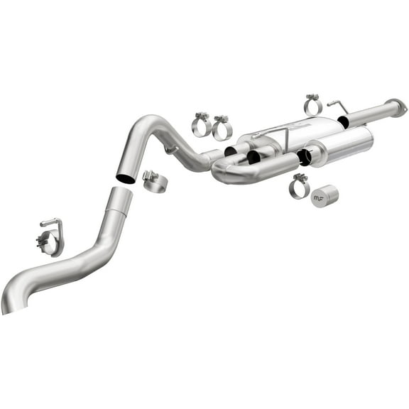 MagnaFlow Performance Exhaust System 19583: Cat-Back, Overland Series, For 2016-2023 Toyota Tacoma, Single Passenger Side Rear Exit Style