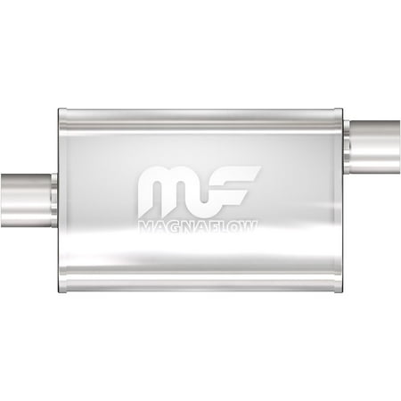 MagnaFlow Performance Muffler 11229: 3 Inlet/Outlet Universal Fit Stainless Steel