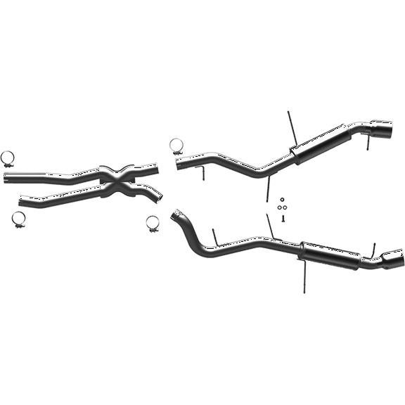 MagnaFlow Sport Series Exhaust System Fits select: 2007-2010 BMW 335
