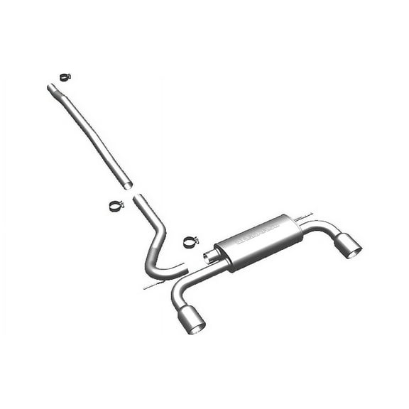 MagnaFlow Mini Countryman Dual Split Rear Exit Stainless Cat-Back Performance Exhaust