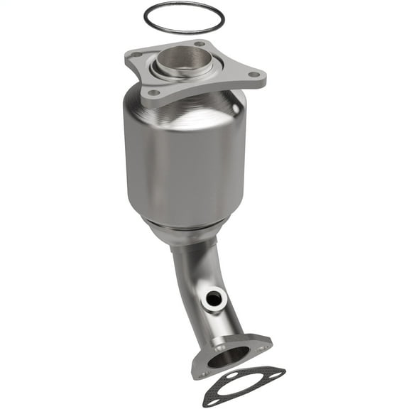 MagnaFlow California Converter 5582322 Direct Fit California Catalytic Converter; 2 in. Tubing; 2.125 in. Inlet/2 in. Outlet; L-13.75 in. Overall; Stainless Steel;