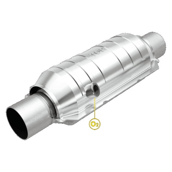 Magnaflow Conv Univ 2.25 HM Angled O2