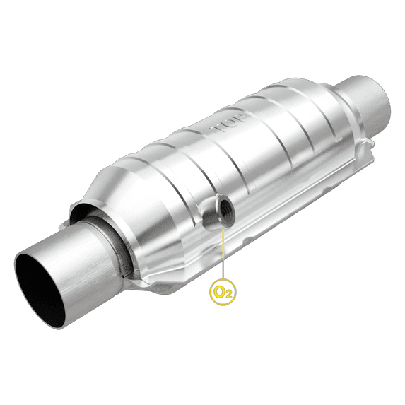 Magnaflow Conv Univ 2.50 HM Angled O2
