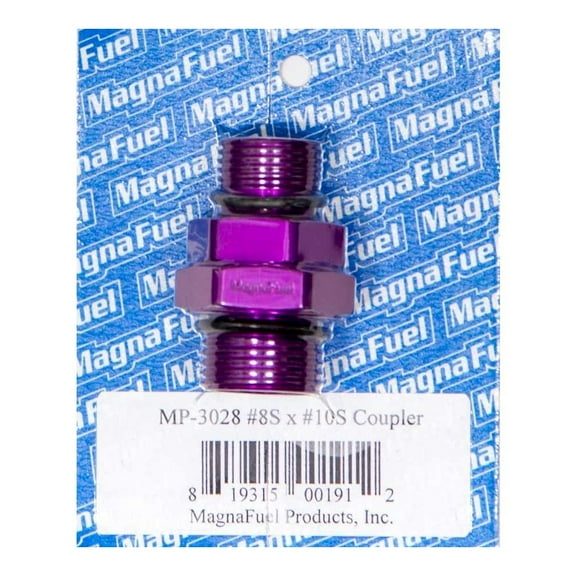 Magnafuel/Magnaflow Fuel Systems #10 to #8 Straight Coupler Fitting