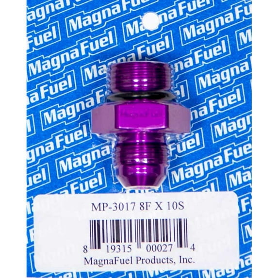 Magnafuel/Magnaflow Fuel Systems #8an Male to #10an O-Ring Str. Adapter Ftng