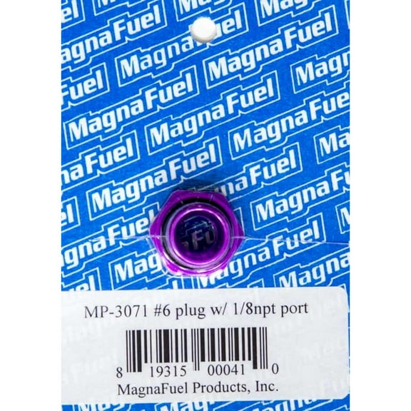 Magnafuel/Magnaflow Fuel Systems #6 O-Ring Port Plug w/1/8in NPT in Center