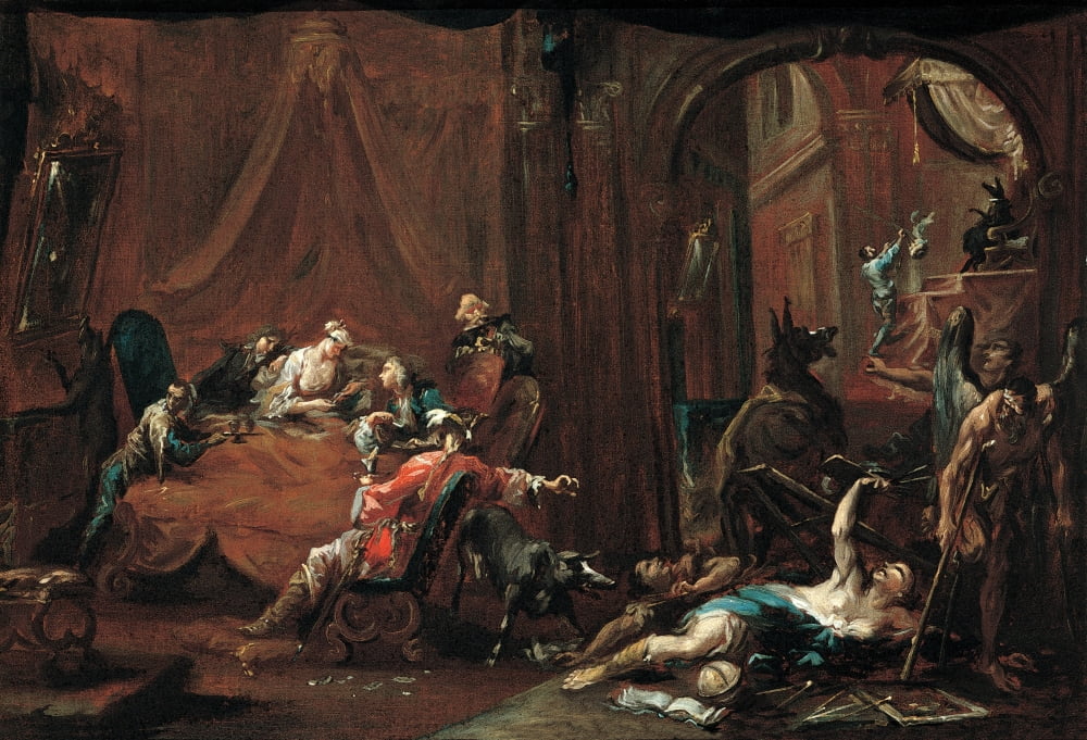 Magnasco Alessandro Know As Il Lissandrino Canvas Art - (24 x 18)