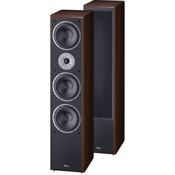 Magnat Monitor Supreme 1002 3-Way, 6.5" Floorstanding Speaker, Mocca - Single Speaker