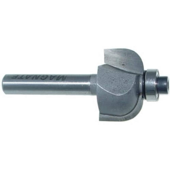 Magnate 1001 Cove Carbide Tipped Router Bit  1/4" Radius; 1/4" Shank Diameter; 3/8" Cutting Length; 7/8" Overall Diameter; 1-1/4" Shank Length