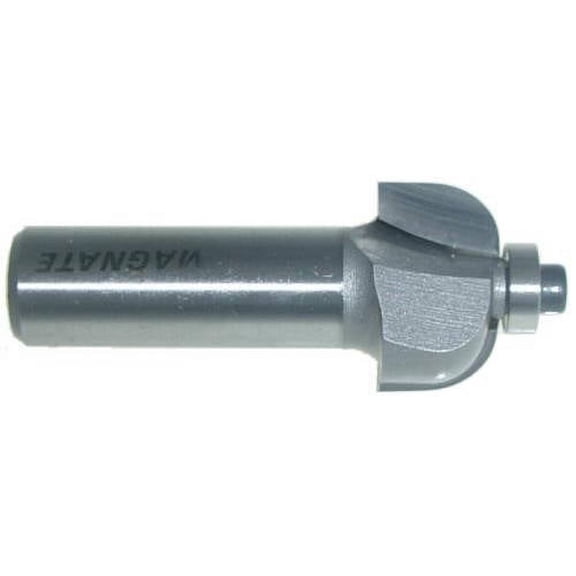 Magnate 1004 Cove Carbide Tipped Router Bit 1/4" Radius; 1/2" Shank Diameter; 3/8" Cutting Length; 7/8" Overall Diameter; 1-1/2" Shank Length