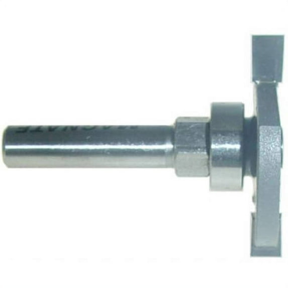 Magnate 1146 Slot Cutter Router Bit, with Top Bearing - 3/16" Cutting Length, 5/16" Cutting Depth