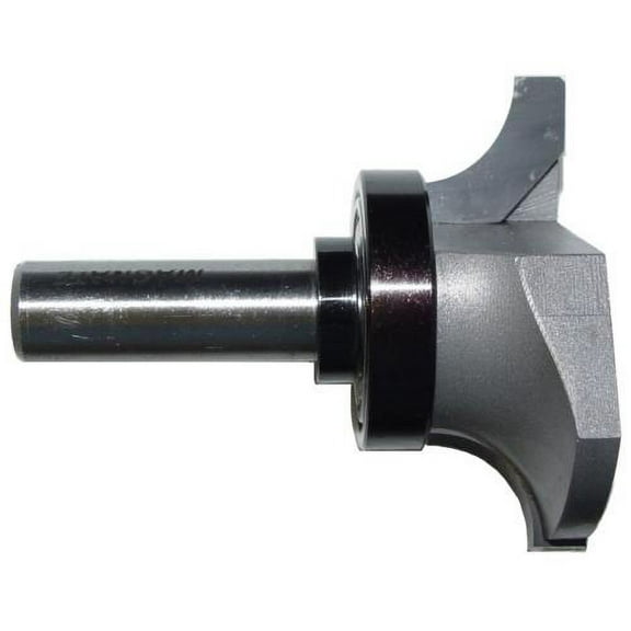 Magnate 1295 Shear Under Roundover Router Bit - 1/2" Radius, 3/4" Cutting Length, 1-3/4" Shank Length, 2-3/8" Overall Diameter, BR-27 Bearing