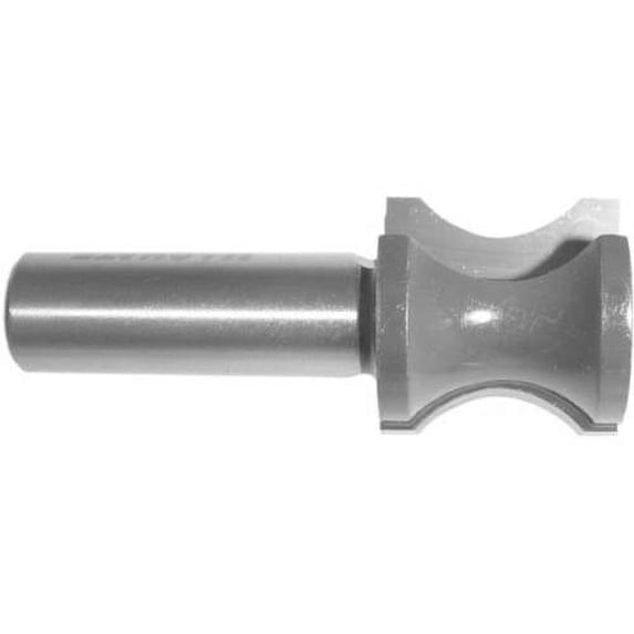 Magnate 1324 Finger Nail Router Bit - 5/8 Inch Bead Height, 5/32 Cutting Depth, 1/4 Shank - Carbide Tipped For Woodworking