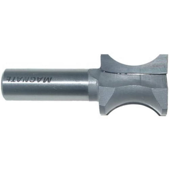 Magnate 1305 Finger Nail Router Bit - 3/4" Bead Height, 3/16" Cutting Depth, 1/2" Shank Diameter, 1" Overall Diameter, 1-1/2" Shank Length