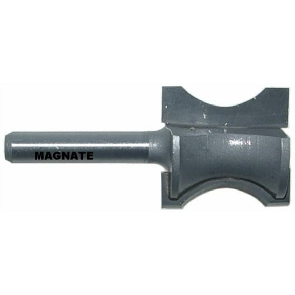 Magnate 1324 Finger Nail Router Bit  5/8" Bead Height; 5/32" Cutting Depth; 1/4" Shank Diameter; 15/16" Overall Diameter; 1-1/4" Shank Length