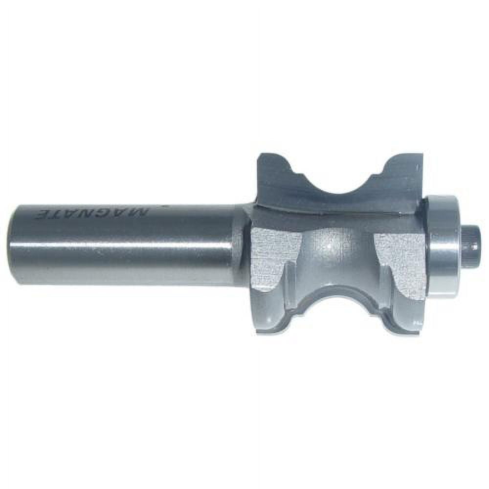 Magnate 1342 Classic Astragal Router Bit 1" Cutting Length, 1/8" & 1/