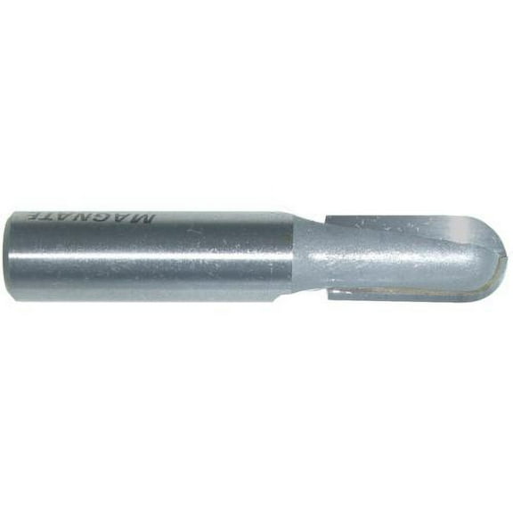 Magnate 1509 Extra Deep Core Box Carbide Tipped Router Bit - 1/2" Cutting Diameter, 1" Cutting Length, 1/4" Radius, 1-1/2" Shank Length