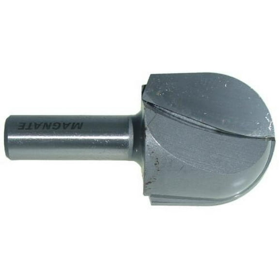 Magnate 1514 Extra Deep Core Box Carbide Tipped Router Bit - 1-1/2" Cutting Diameter, 1-1/2" Cutting Length, 3/4" Radius, 1-1/2" Shank Length
