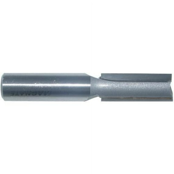 Magnate 235A Straight 1/2" Shank Diameter Router Bit - 1/2" Cutting Diameter, 1-1/4" Cutting Length, 1/2" Shank Diameter, 1-1/2" Shank Length