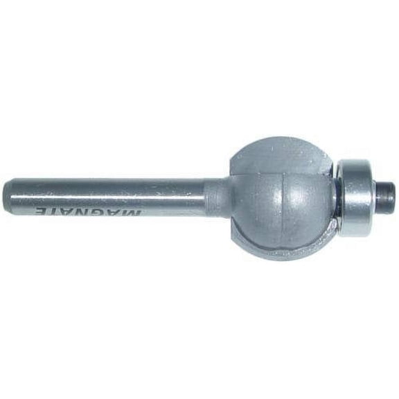 Magnate 2424 Shallow Flute Router Bit  5/8" Flute Height; 1/4" Shank Diameter; 1-1/2" Shank Length; 15/16" Overall Diameter