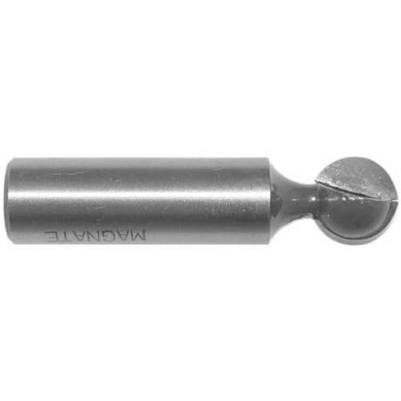 Magnate 2502 Plunge Ball End Carbide Tipped Router Bit 1/2" Cutting Diameter; 1/2" Cutting Length; 1/2" Shank Diameter; 1/4" Radius; 1-1/2" Shank Length; 2 Flute
