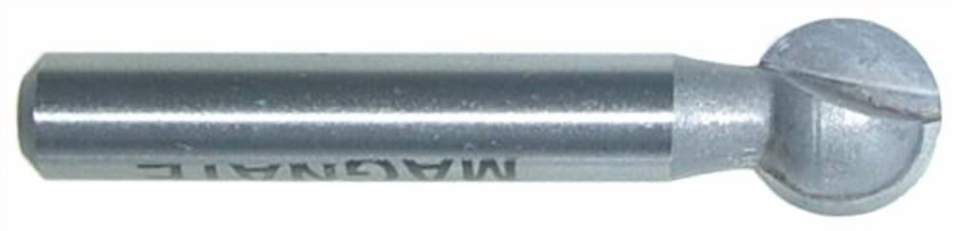 Magnate 2521 Plunge Ball End Carbide Tipped Router Bit 3 8 Cutting Diameter 3 8 Cutting Length