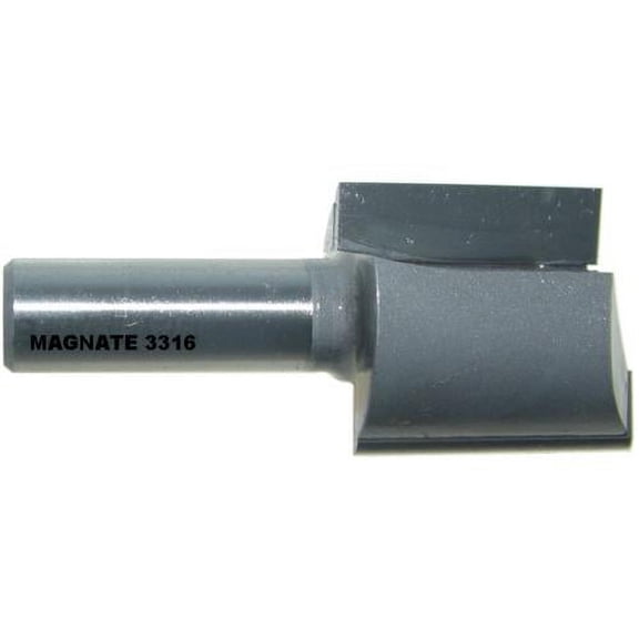 Magnate 3316 Mortising Router Bit - 1-1/4" Cutting Diameter, 1-1/4" Cutting Height, 1/2" Shank Diameter, 1-1/2" Shank Length