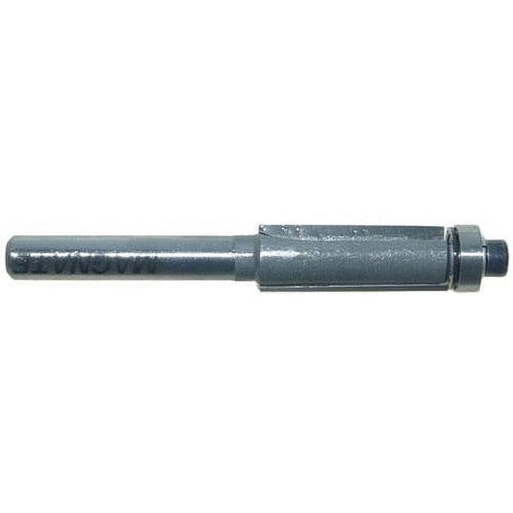 Magnate 332 Flush Trim Router Bits, three Degree Down Shear — 3/8" Overall Diameter; 1" Cutting Length; 1/4" Shank Diameter; 1-1/4" Shank Length