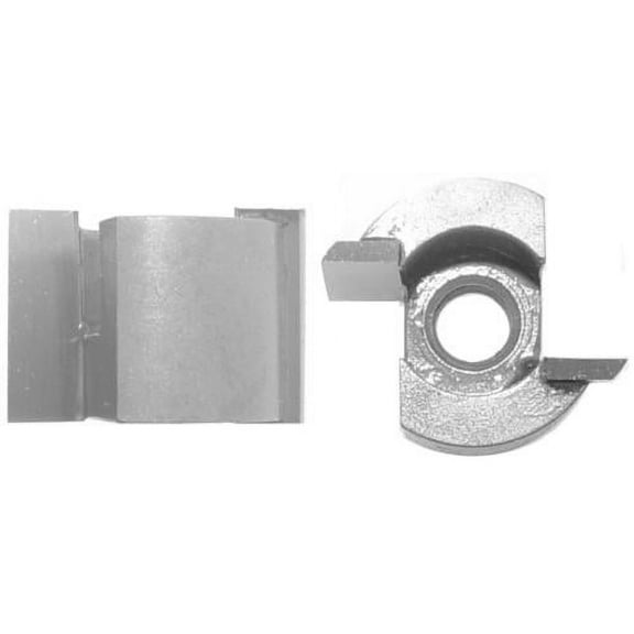 Magnate 3340 Screw Type Mortising Cutter - 1/4"-28 Thread - 1/2" Cutting Diameter, 17/32" Cutting Height