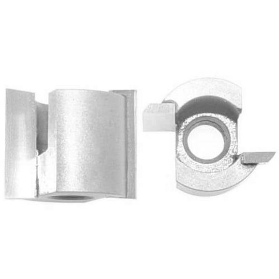 Magnate 3341 Screw Type Mortising Cutter  5/8" Cutting Diameter; 17/32" Cutting Height; 1/4"  28 thread