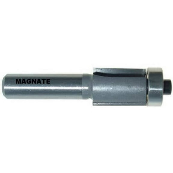 Magnate 341 Flush Trim Router Bits, three Degree Down Shear — 3/4" Overall Diameter; 1" Cutting Length; 1/2" Shank Diameter; 1-1/2" Shank Length