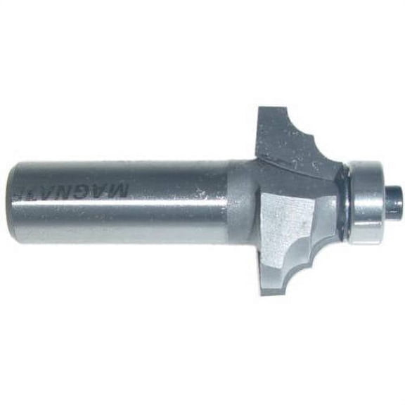 Magnate 3456 Classic Double Round Over Router Bit 5/32" Radius; 1/2" Shank Diameter; 1/2" Cutting Length; 1-1/8" Overall Diameter; 1-1/2" Shank Length