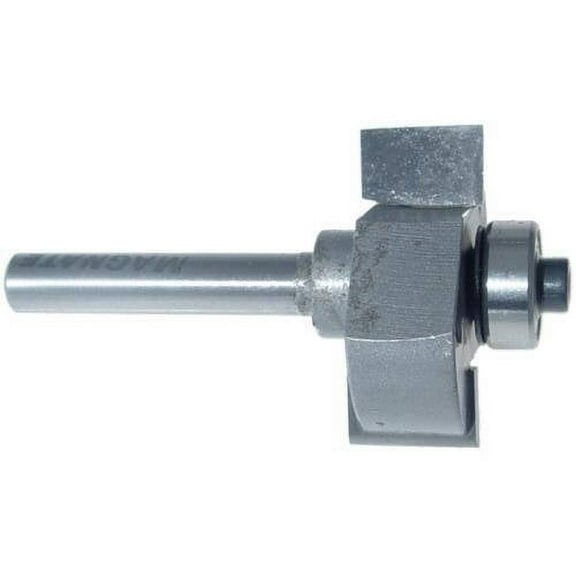 Magnate 3501 Rabbeting Router Bits 3/8" Rabbet Depth; 1/2" Cutting Height; 1/4" Shank Diameter; 1-1/4" Overall Diameter