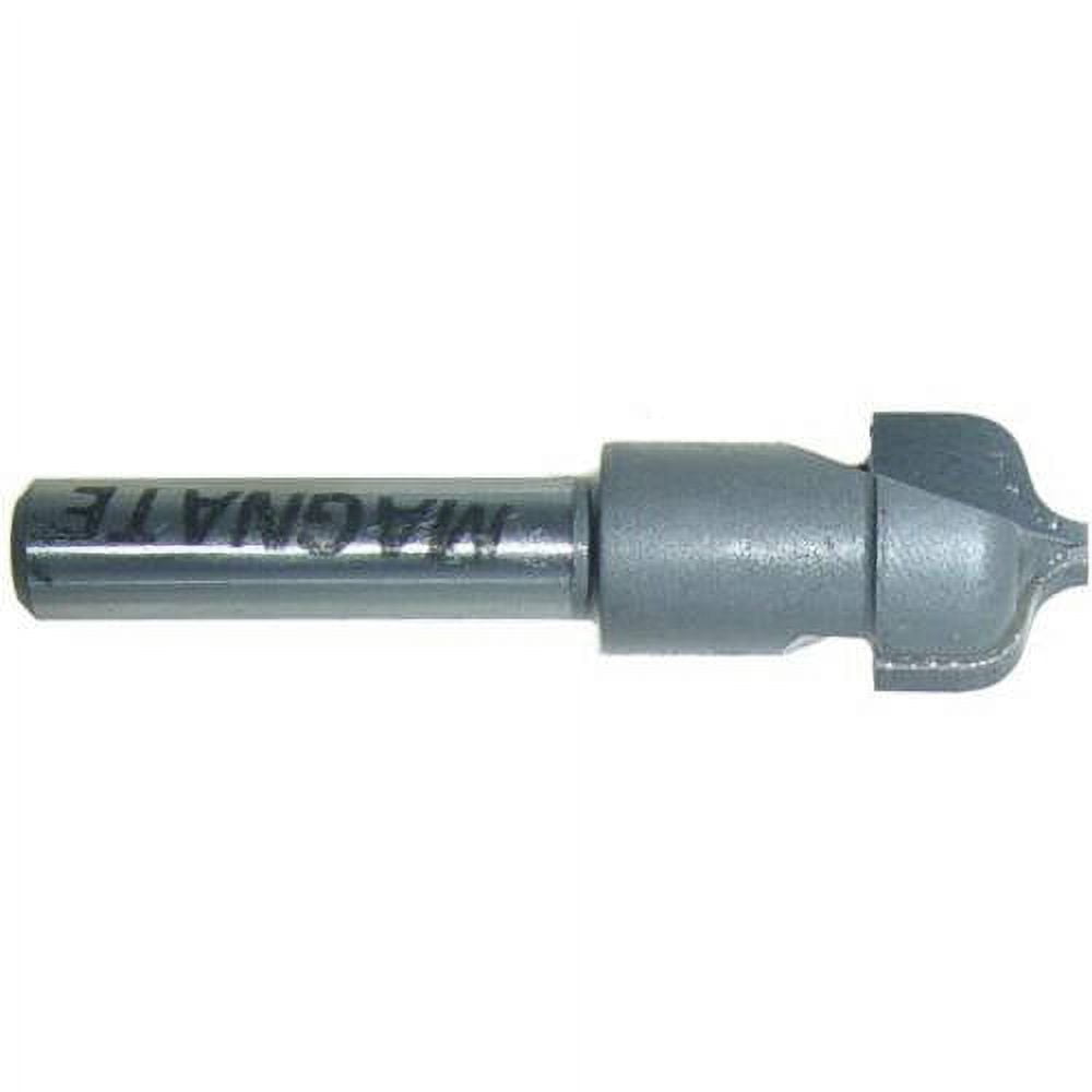 Magnate 3744 Plunge Ogee Router Bits — 1/2" Cutting Diameter; 5/32" Small Diameter; 3/8" Cutting Height; 1/4" Shank Diameter; 5/64" Radius; 1-1/4" Shank Length