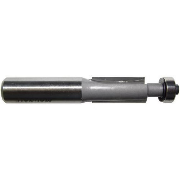 Magnate 378 Flush Trim with Glue Space Router Bit - 1/2" Overall Diameter, 1" Cutting Length, 5/16" Glue Space, 1/2" Shank Diameter, 1-1/2" Shank Length