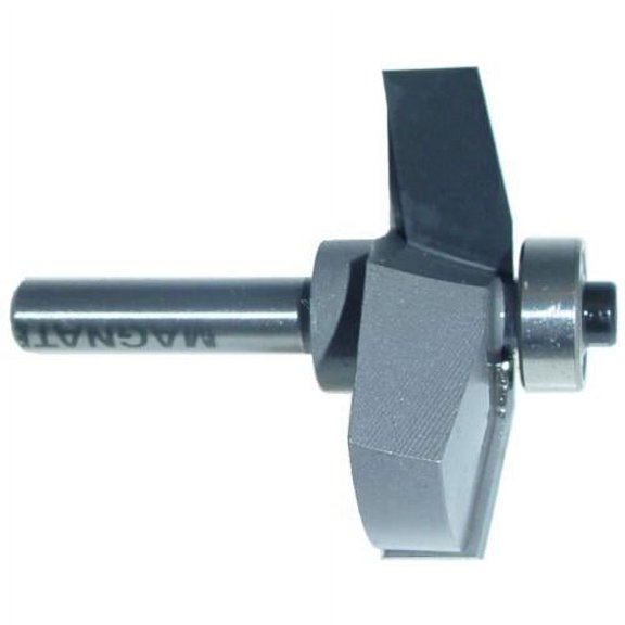 Magnate 3802 Raised Panel Router Bit, 25 Degree Face Cut - 9/16" Reveal , 1-5/8" Overall Diameter, 1/4" Shank Diameter, 1-1/4" Shank Length, BR-03 Bearing