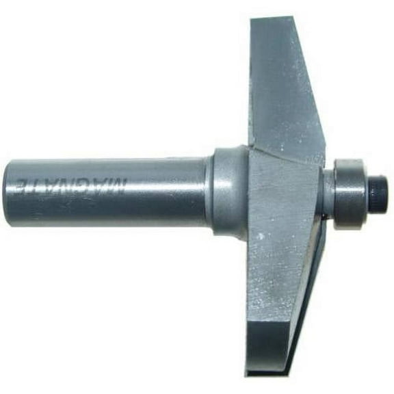 Magnate 3804 Raised Panel Router Bit, Horizontal  15 Degree Face Cut Profile; 1-1/16" Reveal ; 2-5/8" Overall Diameter; 1/2" Shank Diameter; Radius; 1-1/2" Shank Length
