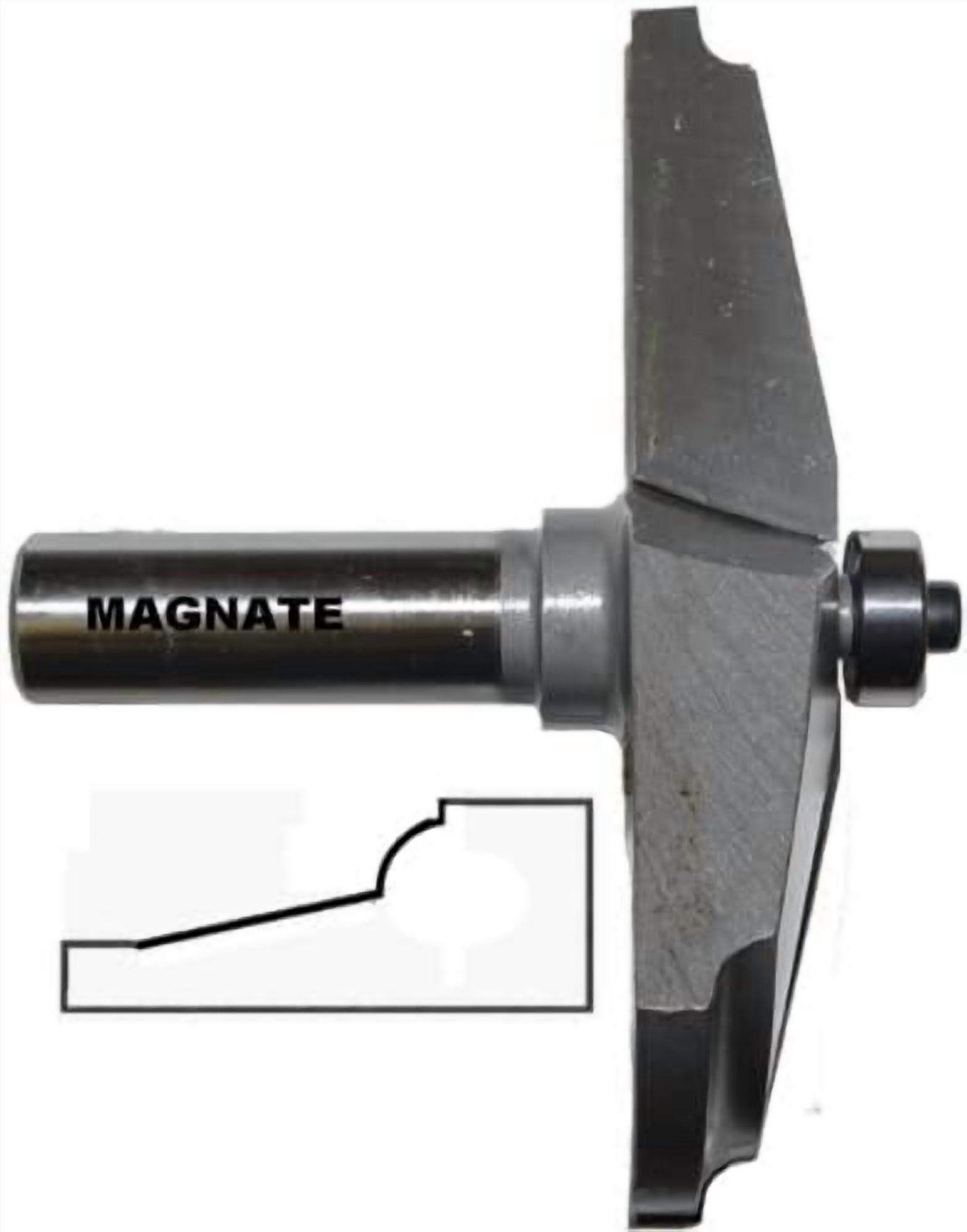 Magnate 3806B Raised Panel Router Bit, Horizontal - 12 degree Face Cut ...