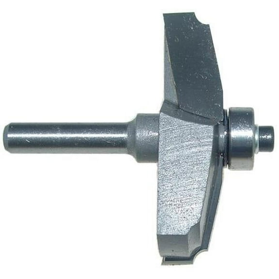 Magnate 3826 Raised Panel Router Bit, 12 Degree Face-Cut with Quarter Round - 3/4" Reveal , 2" Overall Diameter, 1/4" Shank Diameter, 3/32" Radius, 1-1/4" Shank Length