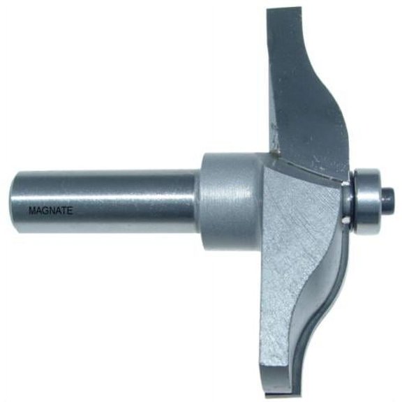 Magnate 3845 Raised Panel Router Bit, Ogee - 1-1/4" Reveal , 3" Overall Diameter, 1/2" Shank Diameter, 1-1/2" Shank Length