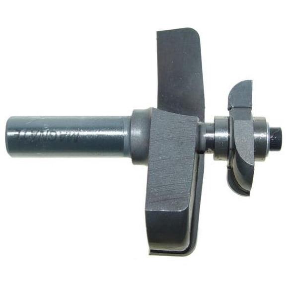 Magnate 3863 Raised Panel Router Bit with Under Cutter five Degree Face Cut Profile; 15/16" Reveal ; 2-5/8" Overall Diameter; 1/2" Shank Diameter; 3/32" Radius; 1-1/2" Shank Length