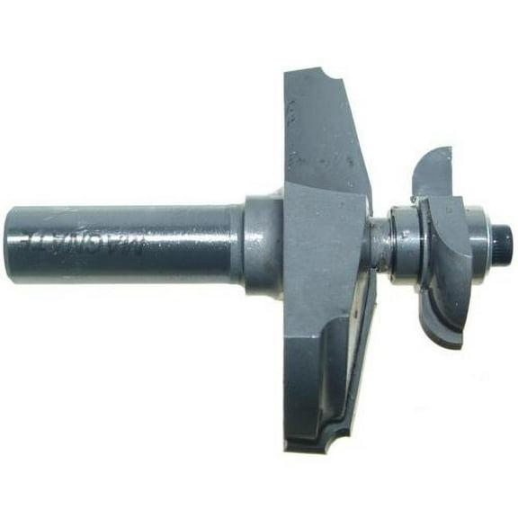 Magnate 3866 Raised Panel Router Bit, 12 Degree Face-Cut with Quarter Round with Under Cutter - 15/16" Reveal , 2-5/8" Overall Diameter, 1/8" Radius, BR-40 Bearing