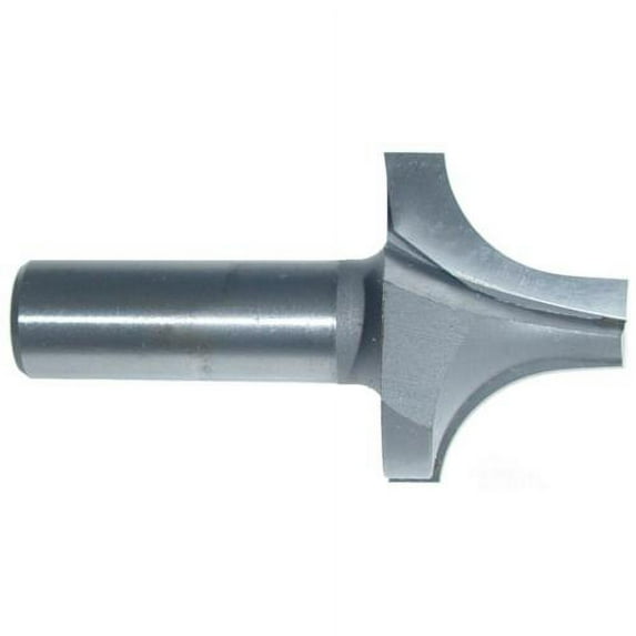 Magnate 3921 Plunge Roundover Router Bit - 1/2" Radius, 3/8" Small Diameter, 1/2" Shank Diameter, 3/4" Cutting Length, 1-1/2" Shank Length