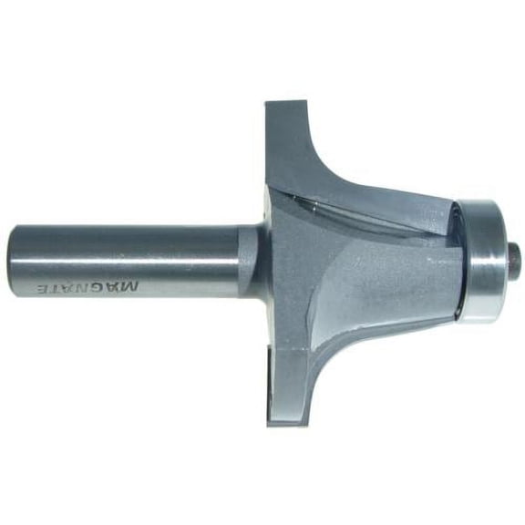 Magnate 3971 Roundover Undermount Bowl Router Bit - 10 Degree, 1-1/4" Cutting Height, 7/16" Radius, 2-1/4" Overall Diameter, BR-57 Bearing
