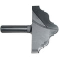 thumbnail image 1 of Magnate 3983 Triple Classic Plunge Router Bit - 3" Cutting Diameter, 1-5/8" Cutting Height, 1/2" Shank Diameter, 5/16" Radius, 2" Shank Length, 1 of 1