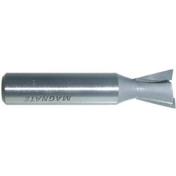 Magnate 403 Dovetail 2 Flute Carbide Tipped Router Bit  14 Degree; 5/8" Cutting Diameter; 5/8" Cutting Height; 1/2" Shank Diameter; 2-7/8" Overall Length