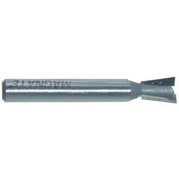 Magnate 442 Dovetail 2 Flute Carbide Tipped Router Bit — 8 Degree; 3/8" Cutting Diameter; 1/2" Cutting Height; 8mm Shank Diameter; 2-3/8" Overall Length