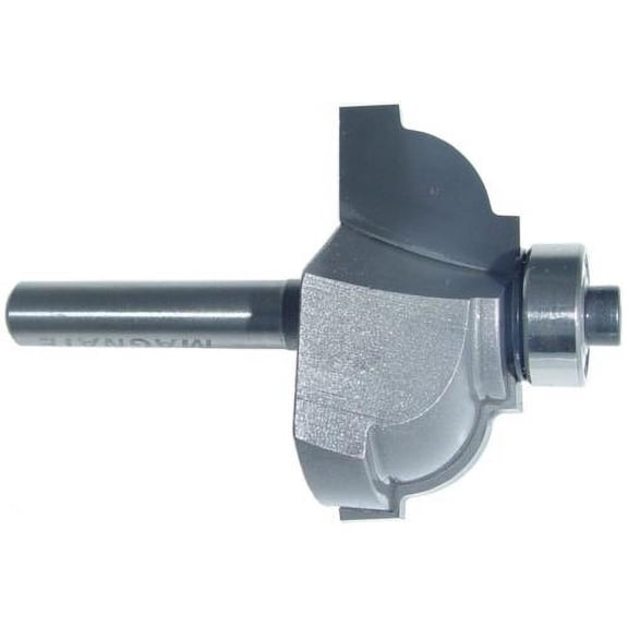 Magnate 4703 Classic Cove Router Bit - 5/16" Radius, 1/4" Shank Diameter, 11/16" Cutting Length, 1-1/2" Overall Diameter, 1-1/4" Shank Length