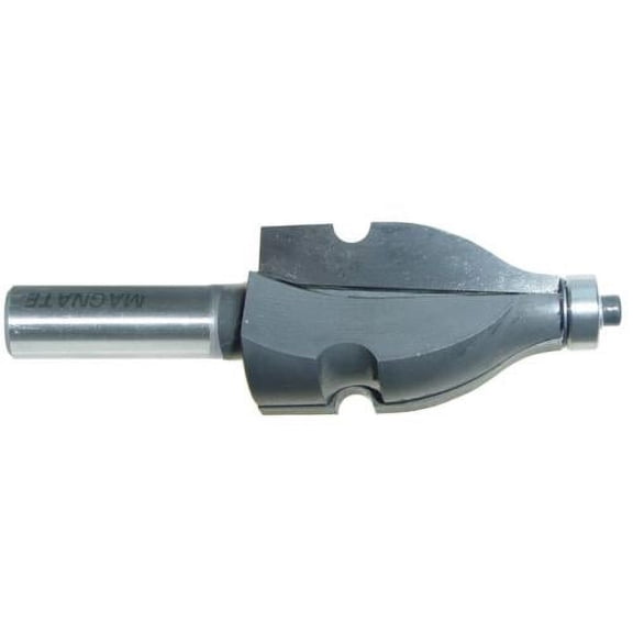 Magnate 4903L Handrail Router Bit - 2" Cutting Length, 1/8" Radius, 1-1/4" Overall Diameter, 1-1/2" Shank Length, BR-03 Bearing